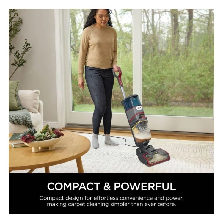 Shark EX220UK CarpetXpert HairPro Pet Deep Carpet Cleaner – Grey & Burgundy Carpet Washer