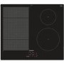 Siemens EX611BEB1E iQ700 60cm Touch Control 4 Zone Induction Hob With Flex Zone - Black With Front And Side Bevelled Edges