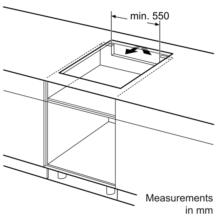 Siemens iQ700 60cm 4 Zone Induction Hob with CombiZone