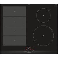 Siemens EX675BEB1E iQ700 Flexinduction 60cm 4 Zone Induction Hob with Bevelled Front Edge