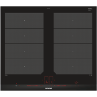 Siemens EX675LXC1E iQ700 LighSlider 59cm Four Zone Induction Hob Black With 2 flexInduction Zones And Current Management - Can Be Used On 13 Amp Fuse