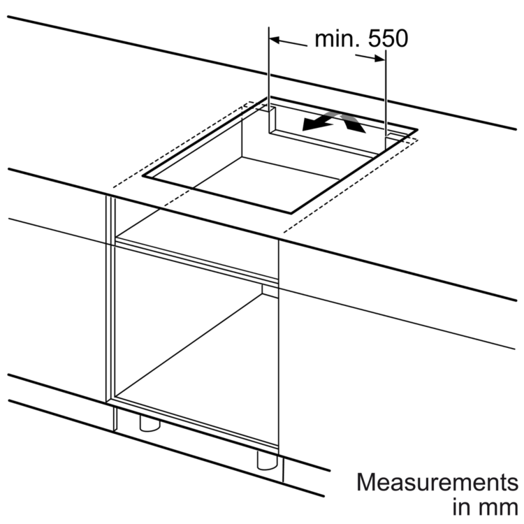 Siemens EX675LXC1E iQ700 LighSlider 59cm Four Zone Induction Hob Black With 2 flexInduction Zones And Current Management - Can Be Used On 13 Amp Fuse