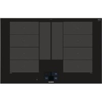 Siemens EX875KYE1E iQ700 Stainless Steel Side Trim Bevelled Frront Edge 812 mm Induction Hob - Black