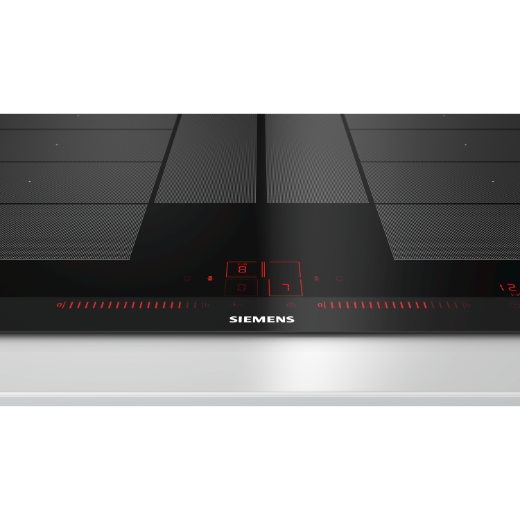 GRADE A1 - Siemens EX877LYC1E StudioLine Touch Control 81cm Four Zone Induction Hob Black With 2 FlexInduction Zones