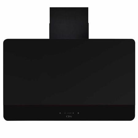 black angled cooker hood 80cm