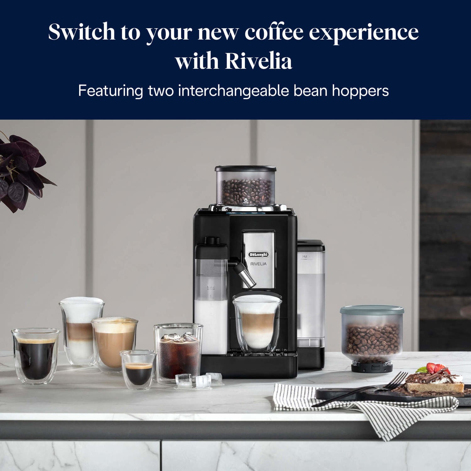 De'Longhi Rivelia Coffee Machine