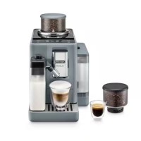 De’Longhi EXAM440.55.G Rivelia – Pebble Grey Automatic Compact Bean-to-Cup Coffee Machine with Milk Frother