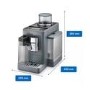 De’Longhi EXAM440.55.G Rivelia – Pebble Grey Automatic Compact Bean-to-Cup Coffee Machine with Milk Frother