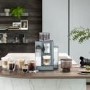 De’Longhi EXAM440.55.G Rivelia – Pebble Grey Automatic Compact Bean-to-Cup Coffee Machine with Milk Frother