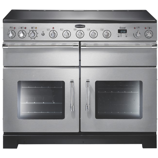 Rangemaster 97420 Excel 110cm Electric Range Cooker With Induction Hob - Stainless Steel