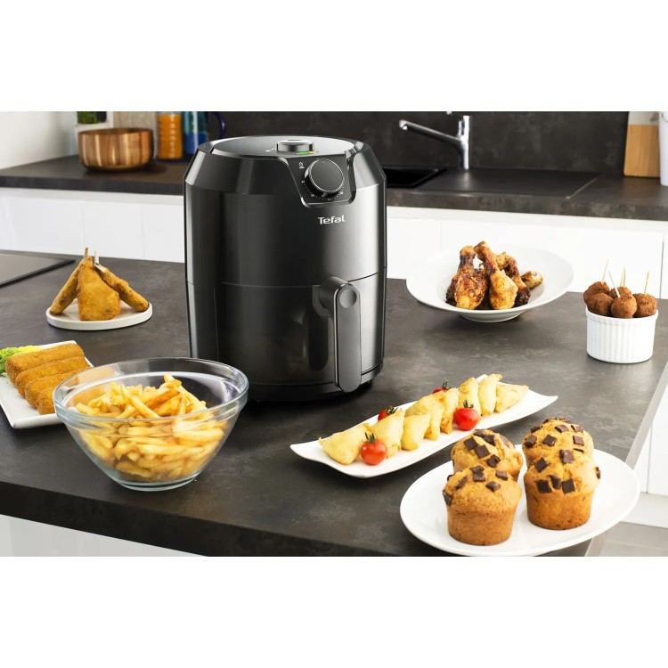 Refurbished Tefal EY201840 Easy Fry Classic Air Fryer Black