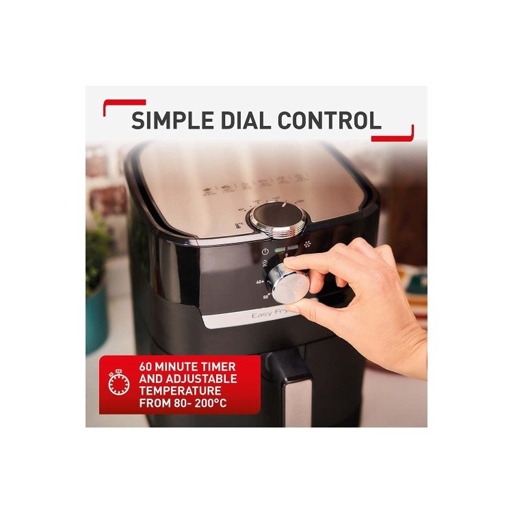 Tefal Easy Fry Classic 2-in-1 Air Fryer & Grill - Black