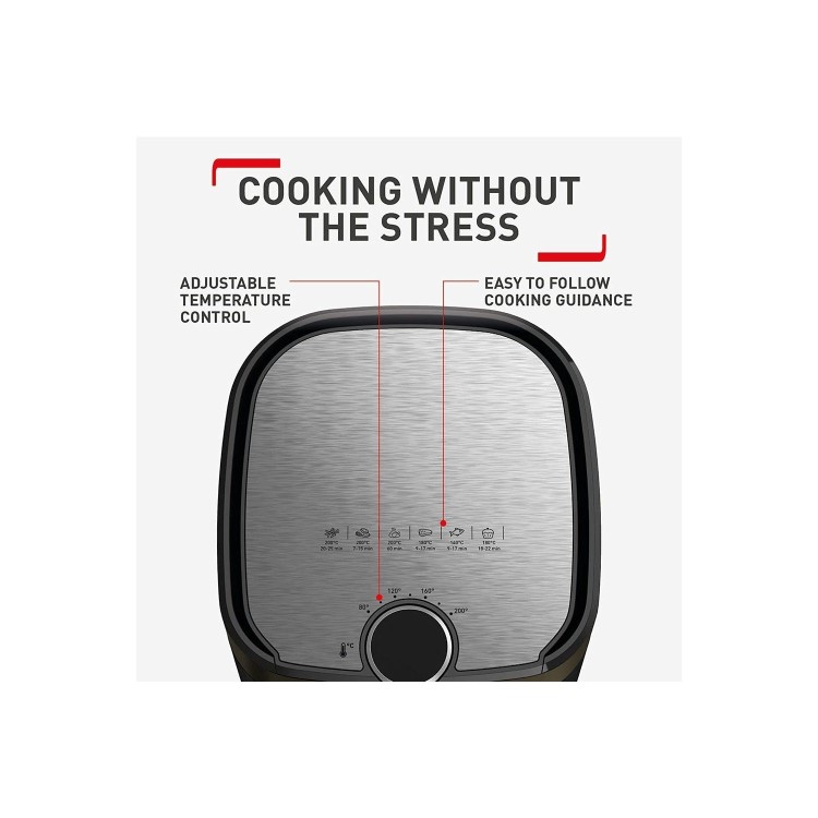 Tefal Easy Fry Classic 2-in-1 Air Fryer & Grill - Black