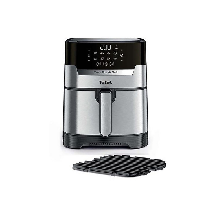 Tefal Easy Fry Precision Plus 2 in 1 Air Fryer & Grill - Black