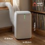 electriQ EcoPlus A+ 10000 BTU Low-Energy Smart Portable Air Conditioner with Heat Pump HEPA Purifier & Quiet Night Mode