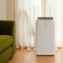 electriQ EcoSilent 10000 BTU Smart Portable Air Conditioner HEPA-Ready with Quiet DC Fan & Sleep Mode
