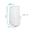 Refurbished-electriQ 12000 BTU Quiet Portable Air Conditioner