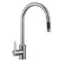 Taylor & Moore Eden Single Lever Stainless Steel Tap with Pull out Spray