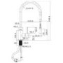 Taylor & Moore Eden Single Lever Stainless Steel Tap with Pull out Spray