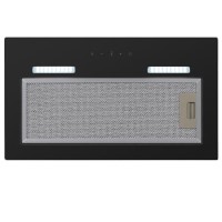 electriQ 52cm Canopy Cooker Hood with Gesture Controls - Black