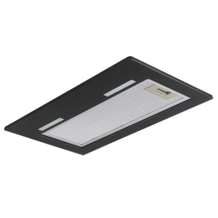 electriQ 52cm Canopy Cooker Hood with Gesture Controls - Black