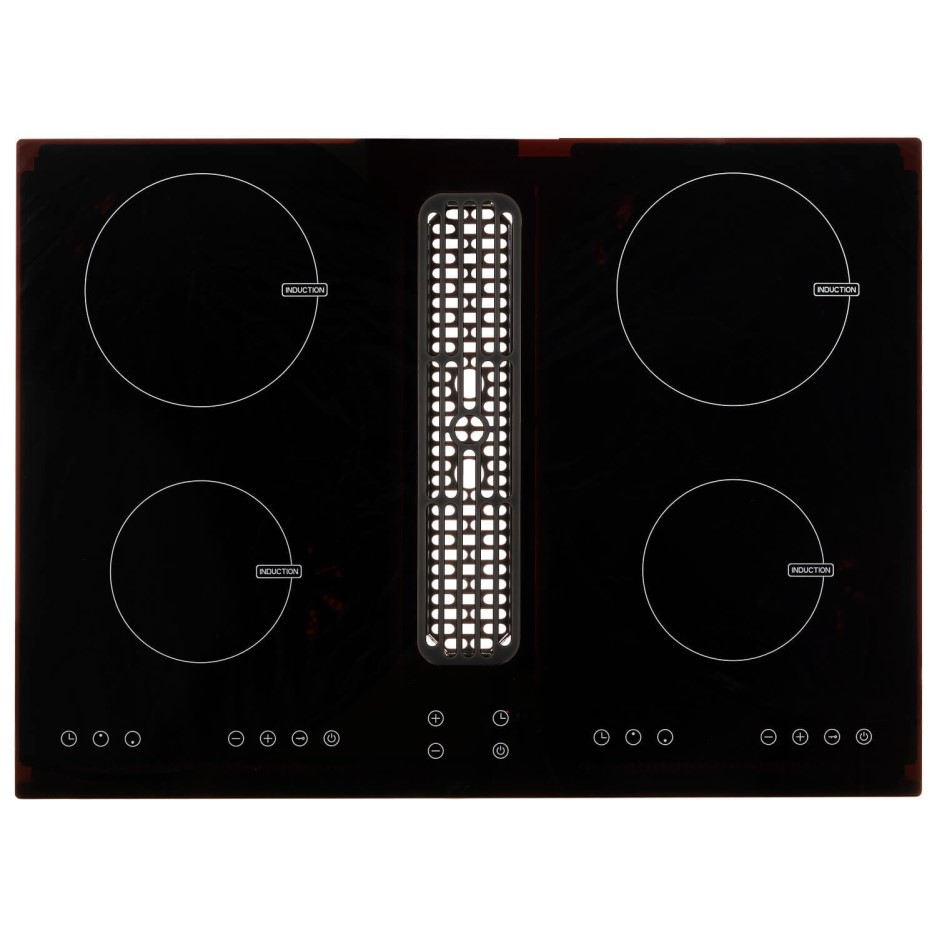 electriQ 70cm Induction Hob with Built In Extractor 3 custom coloured