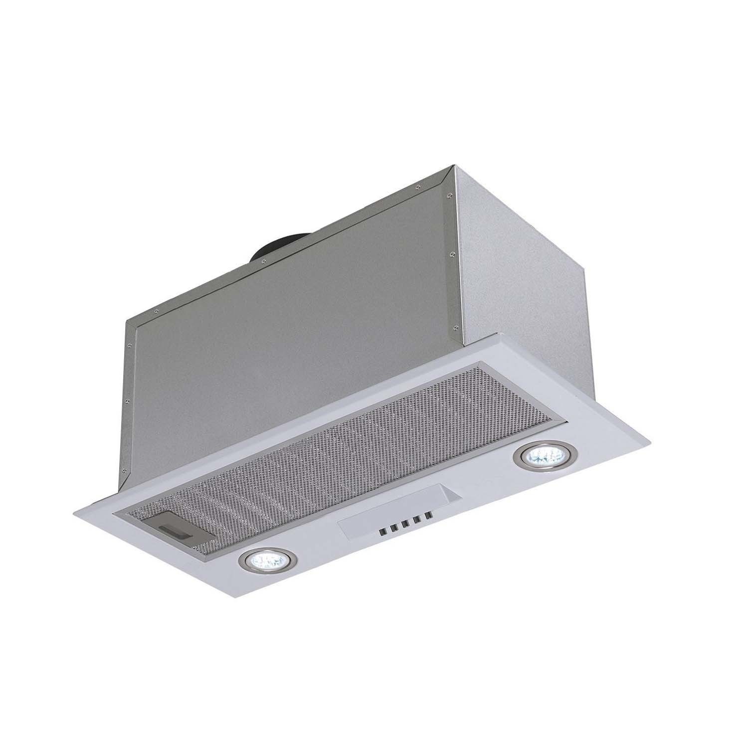 electriQ 70cm Canopy Cooker Hood - White