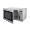 GRADE A1 - electriQ 1250W 60L Programmable Commercial Microwave with Humidity Sensor for Commercial Kitchens &amp; Catering - Silver