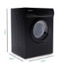 Refurbished ElectriQ Eiqtd7black Freestanding Vented 7KG Tumble Dryer Black 