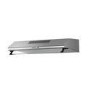 Refurbished electriQ Eiqtmvisorsteel 60cm Top & Rear Venting Visor Cooker Hood Stainless Steel