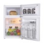 Refurbished electriQ Eiqucffwh Freestanding 86 Litre 60/40 Fridge Freezer
