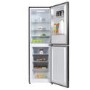 electriQ 253 Litre 50/50 Freestanding Fridge Freezer - Dark Inox