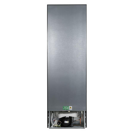 electriQ 253 Litre 50/50 Freestanding Fridge Freezer - Dark Inox