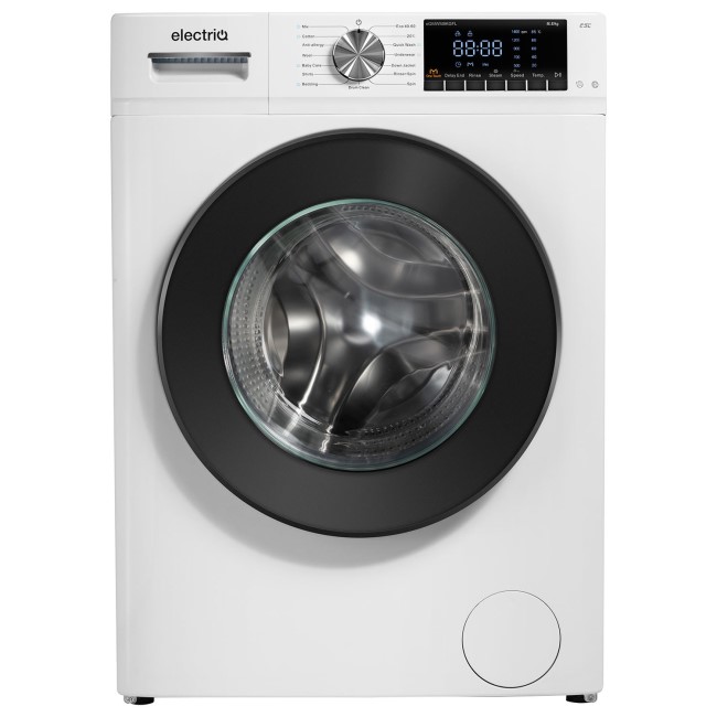 electriQ 8kg 1400rpm Freestanding Washing Machine White Eqmwm8kgfl