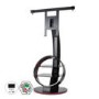 Ateca Circle Black and Red Cantilever TV Stand - up to 50 Inch