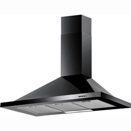 Baumatic F100.2BL Black 100cm Chimney Cooker Hood