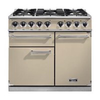 Falcon Deluxe 100cm Double Oven Dual Fuel Range Cooker - Cream