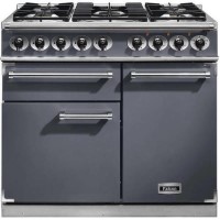Falcon Deluxe 100cm Dual Fuel Range Cooker - Slate Grey