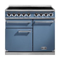 Falcon 100120 China Blue 1000 Deluxe Electric Range Cooker With Induction Hob