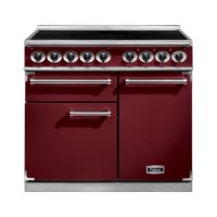 Falcon 100130 - 1000 Deluxe 100cm Electric Range Cooker With Induction Hob - Cranberry