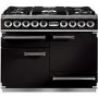 Refurbished Falcon Deluxe F1092DXDFBLCM 110cm Dual Fuel Range Cooker Black