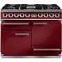 Falcon 80600 - 1092 Deluxe 110cm Dual Fuel Range Cooker - Cranberry And Nickel - Matt Pan Stands