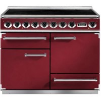 Falcon 81900 - 1092 Deluxe 110cm Electric Range Cooker With Induction Hob - Cranberry And Nickel
