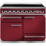 Falcon 81900 - 1092 Deluxe 110cm Electric Range Cooker With Induction Hob - Cranberry And Nickel