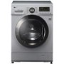 LG F1296TDA5 6 Motion Direct Drive 8kg 1200rpm Silver Freestanding Washing Machine