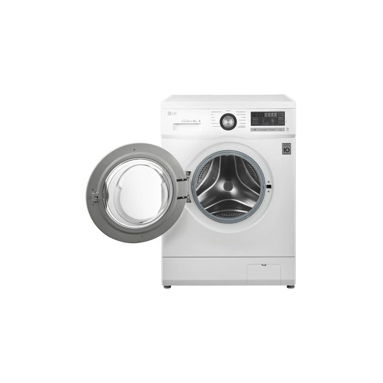 LG F1296TDA 6 Motion Direct Drive 8kg 1200rpm Freestanding Washing Machine White