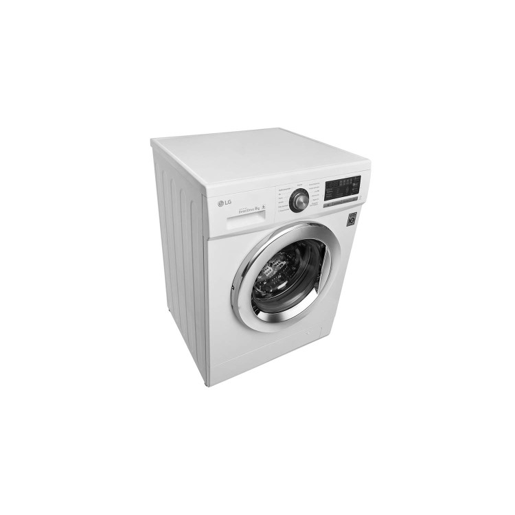 LG F1296TDA 6 Motion Direct Drive 8kg 1200rpm Freestanding Washing Machine White