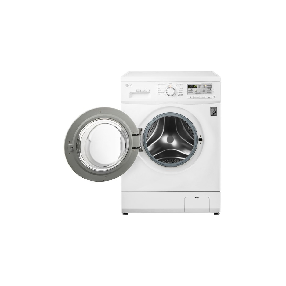LG F12B8NDA Direct Drive 6kg 1200rpm A+++ Freestanding Washing Machine ...