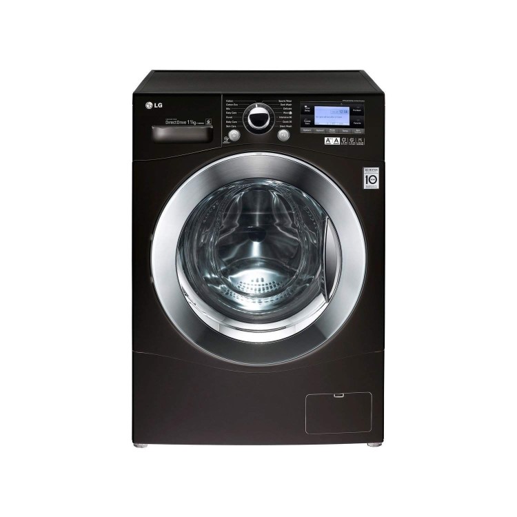LG F1495KD6 Direct Drive 11kg 1400rpm Black Freestanding Washing Machine