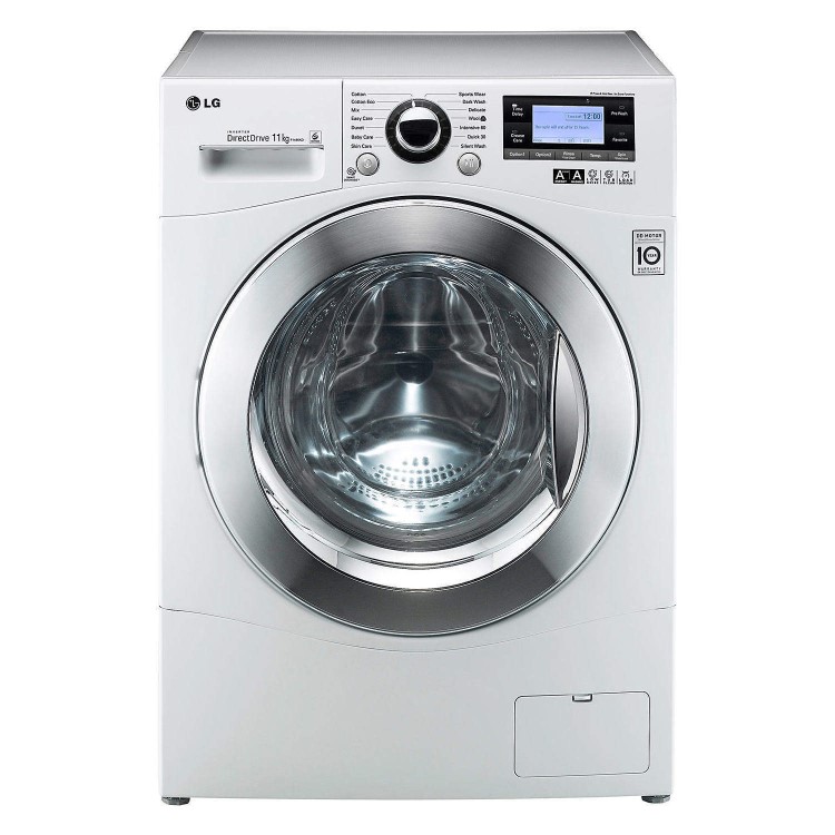 LG F1495KD Direct Drive 11kg 1400rpm White Freestanding Washing Machine